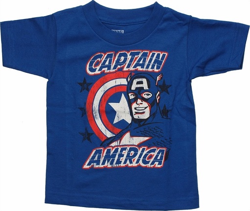 Captain America Børne T -shirt