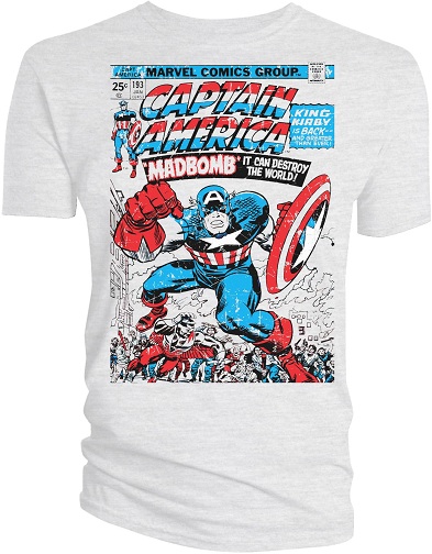 Comic Strip Captain America T -shirt