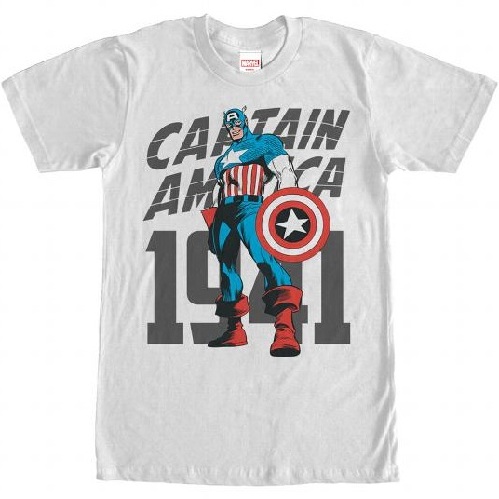 Grafisk Captain America T -shirt