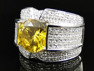 Félig Mount Princess Cut Diamond Ring