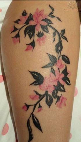 Fantastisk Vine Tattoo Design