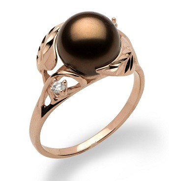 Chokolade perle ring