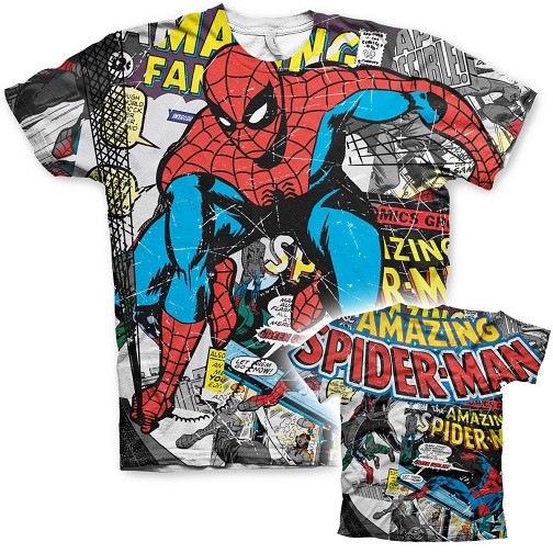 Spiderman Comic T-shirts til børn