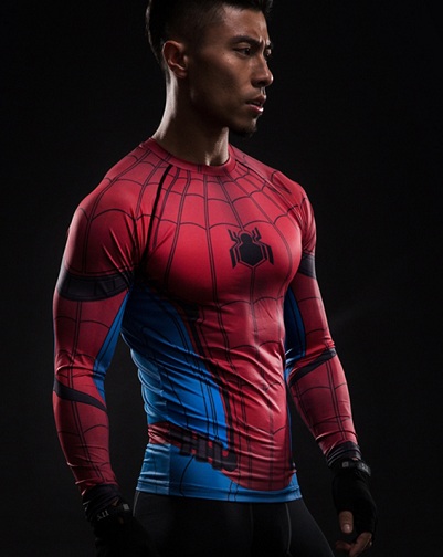 3D -trykte Spiderman T -shirts til mænd