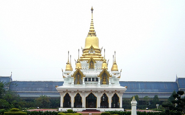 Berømte buddhistiske templer i Indien-Wat Thai-templet