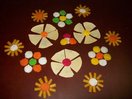 Papad Gujarati Rangoli Design