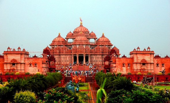 Akshardham templom delhi Híres hindu templomok Indiában