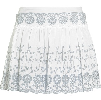 Pamut Broderie Mini szoknya