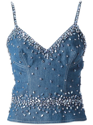 Denim rem top