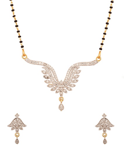 Mousserende Locket Mangalsutra