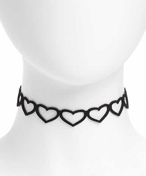 Tattoo Choker med hjerter