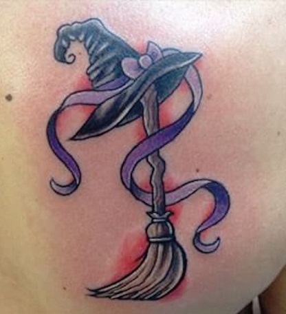 Csodálatos boszorkány tetoválás tervezés