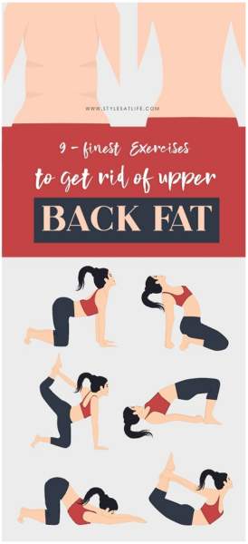 Øvelser for at slippe af med fedt i øvre ryg