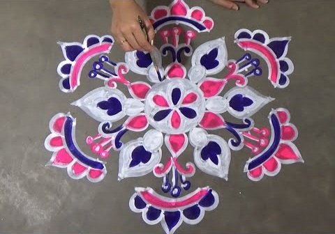 Moderne Rangoli Design