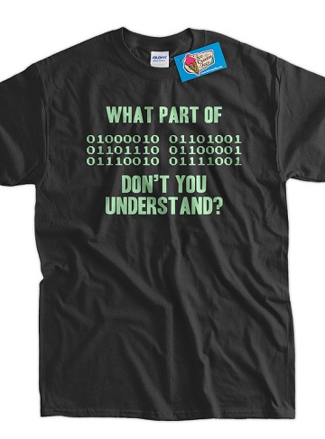 Binary Code Geek T-shirt