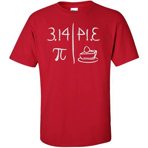 Pie Maths Geek T-shirts