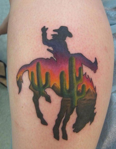 Creative Western Tattoos Design:
