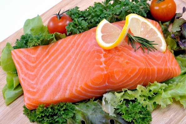 Fed fisk salman