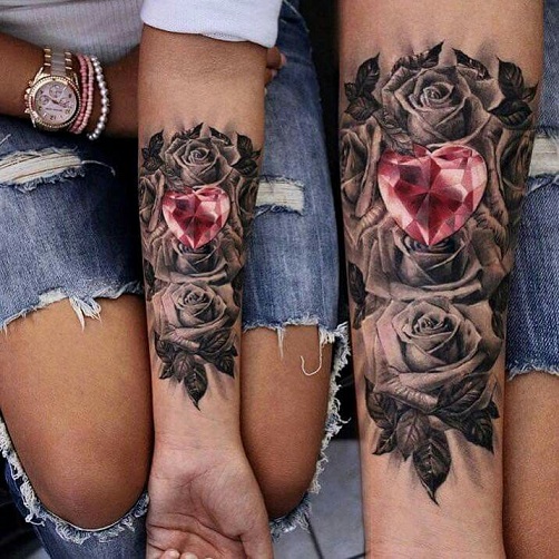 Ruby Jewel Tattoos