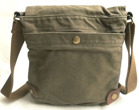 Canvas messenger taske