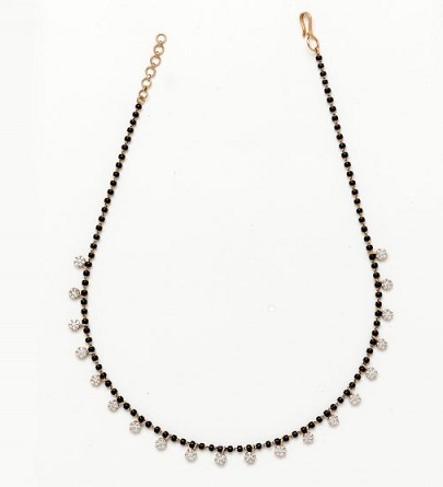 Egyszerű lánc Mangalsutra 1 gm arany