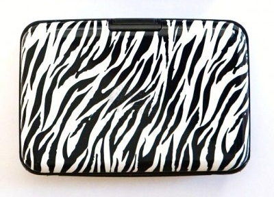 Zebra Design alumínium pénztárca