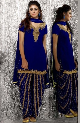 Patiala Style Ready Made Salwar Kameez