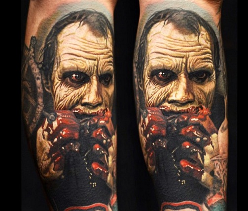 Makabre zombietatoveringer