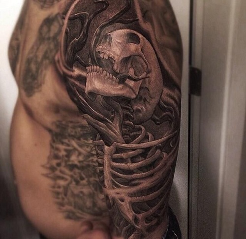 Makabre monster tatoveringer