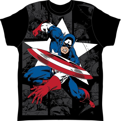 Captain America tegneserie T-shirt