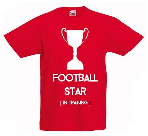 Fodbold Slogan T-shirt til mænd