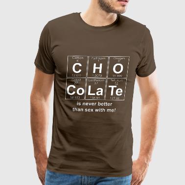 T-shirt med kemi-slogan