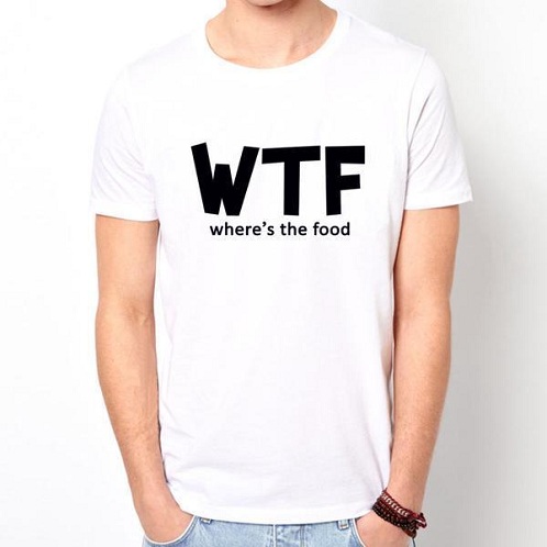 Dobbelt betydning Slogan T-shirt til mænd