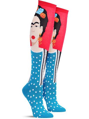Celebrity Portrait knæhøje sokker til kvinder