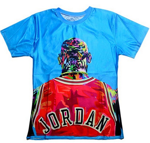 Jordan 3D Print T-shirt