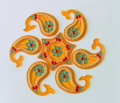 Akril Kundan Rangoli