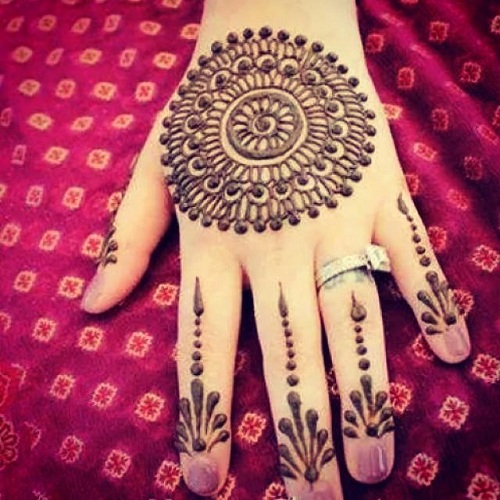 Tilbage Floral Mehndi