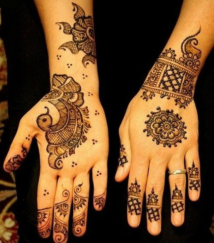 Engagement Mehndi Design