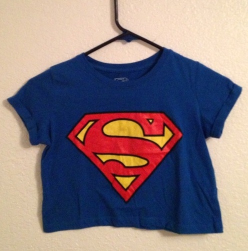 Crop Top Superman T -shirt