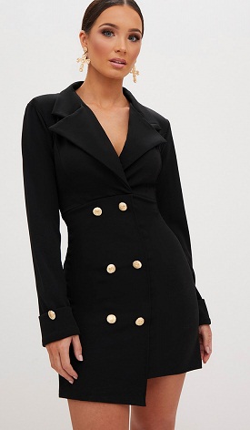 Blazer Type Tuxedo Dres