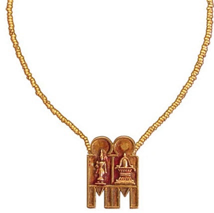 Tamil Mangalsutra med Gud & amp; Gudinde billede