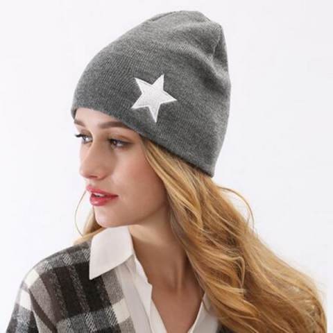 Star Embroidered Beanies