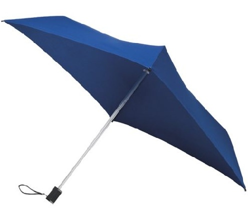Minden négyzet alakú, kompakt kék esernyő