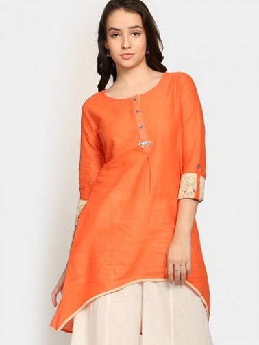 Span Women A-Line Kurti