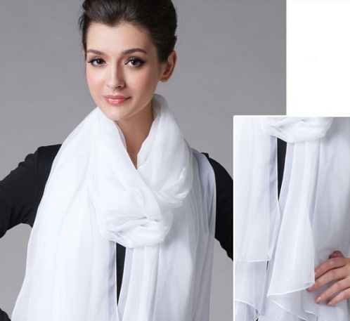 Sommer Chiffon tørklæde