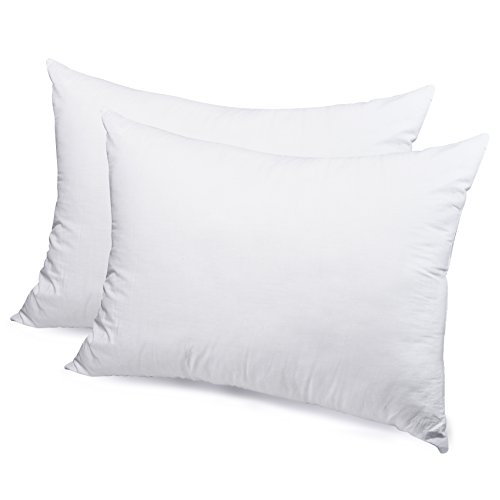 Bomuld Queen Size fyldt pude