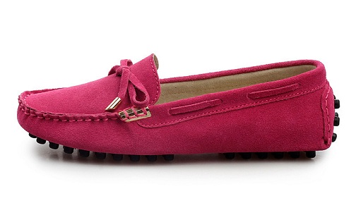 Ægte læder kvinders designer loafers