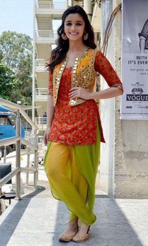 Korte Salwar -dragter