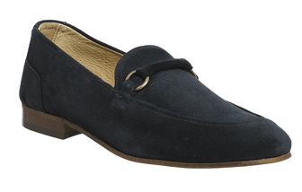Férfi Suede Front Loafers