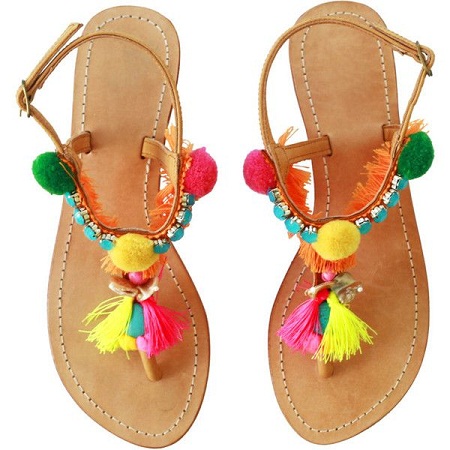 PomPom Beach Sandal